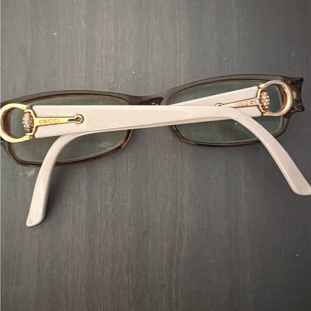 Gucci 3553 rectangular Designer Eyeglasses - Picture 6 of 10